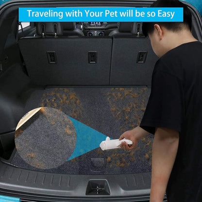 Brosse anti Poils Animaux Chat Chien, Brosse Ramasse Enlève Poils, Magique Réutilisable Pour Poils, Rouleau À Poils D'Animaux, Épilateur Pour Canapé, Arbre À Chat, Voiture, Lit, Tapis, Panier